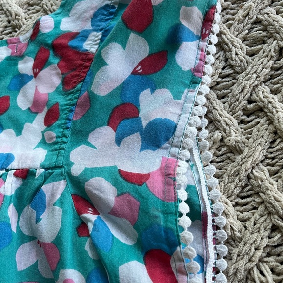 Garnet hill kids Colorful Floral Beach Coverup size Medium size 6-7 - Picture 8 of 8